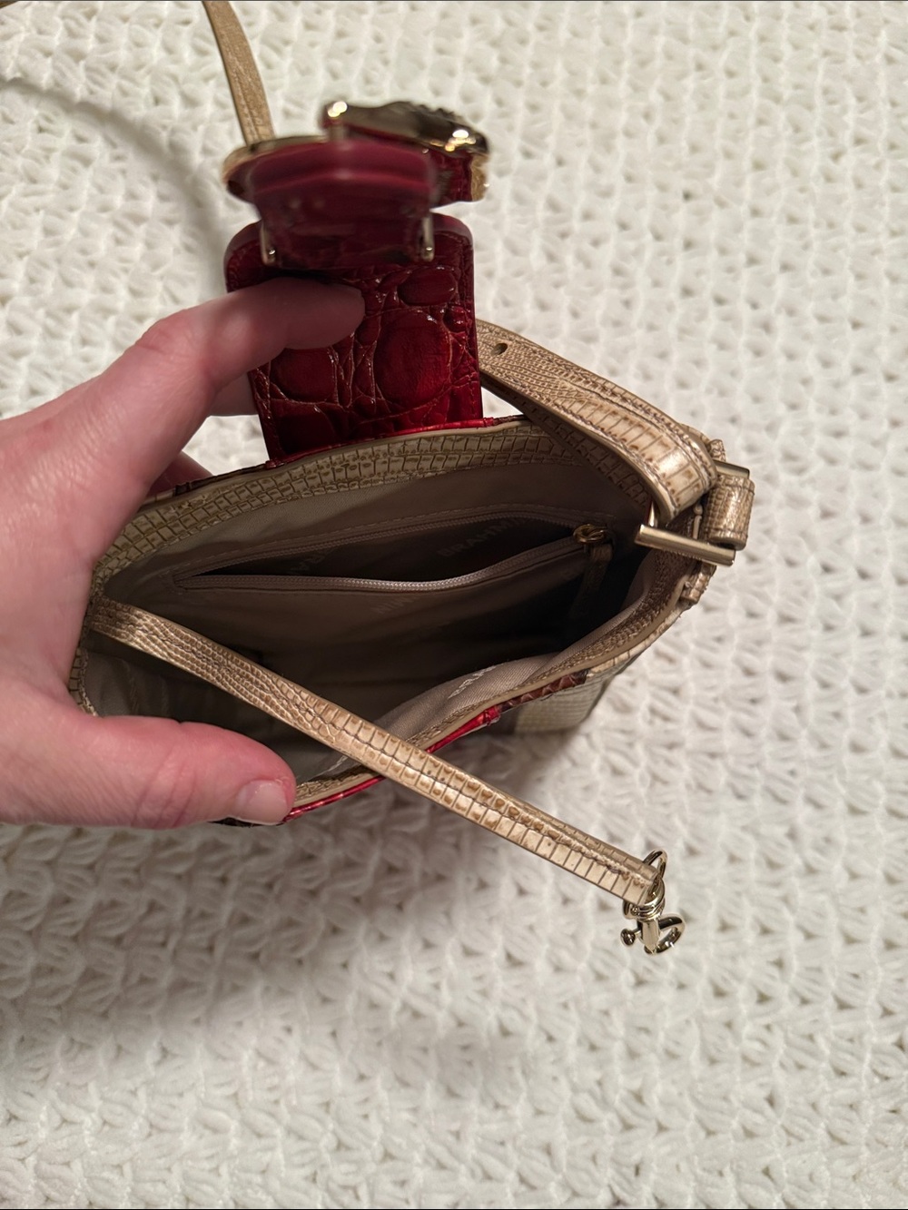 EUC Brahmin Marley Multi Westlake Leather Crossbody - Picture 4 of 14